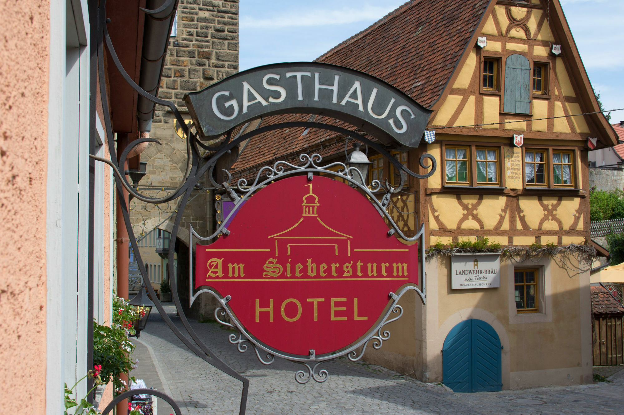 Hotel Am Siebersturm Ротенбург-на-Таубері Екстер'єр фото